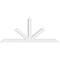 Ekena Millwork Saratoga Architectural Grade PVC Gable Bracket, 72"W x 30"H x 4"D x 4"F, 10/12 Pitch GBP072X30X0404SAR00 - alternate 3